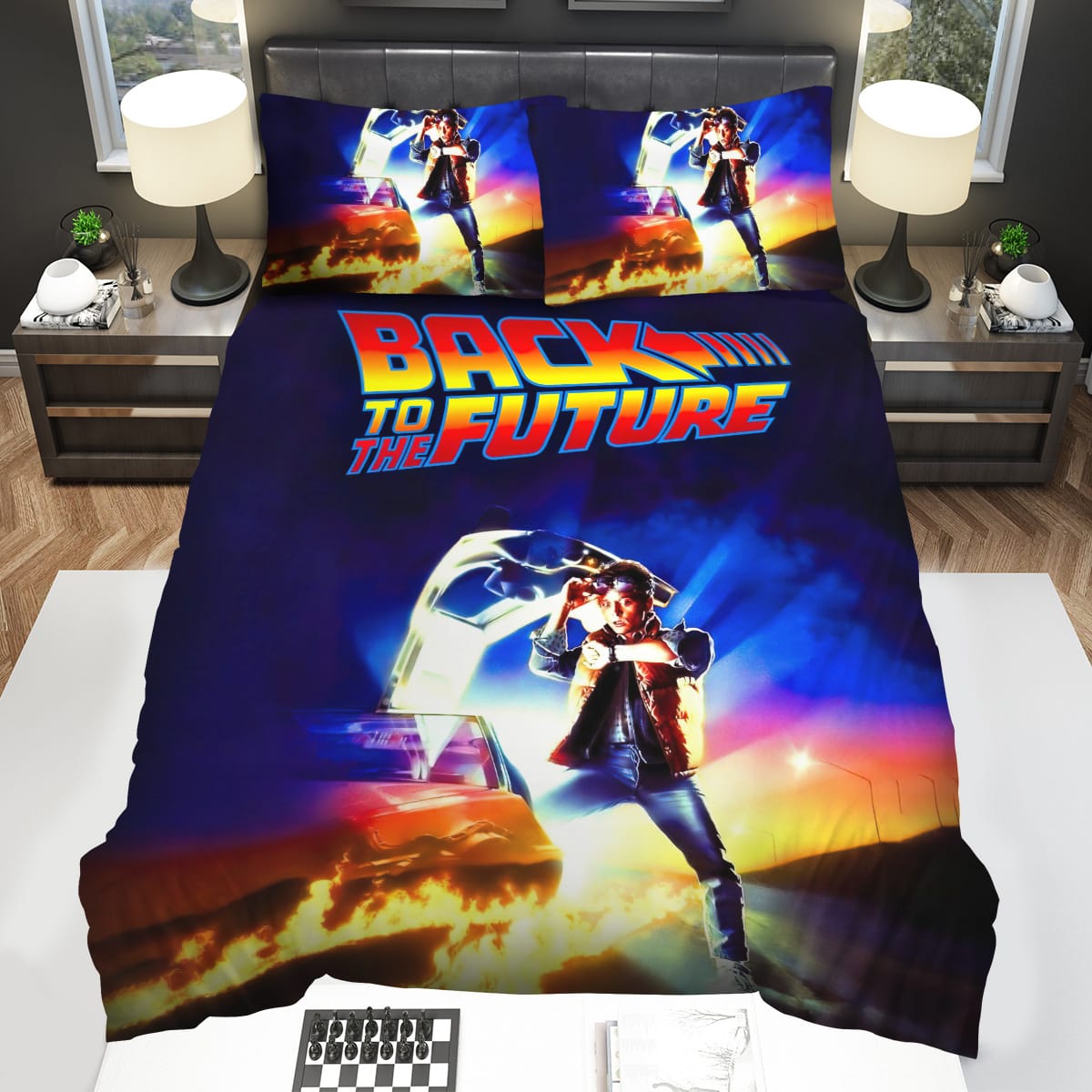 Back To The Future Movie Poster Bedding Sets Gift For Christmas Thanksgiving Halloween