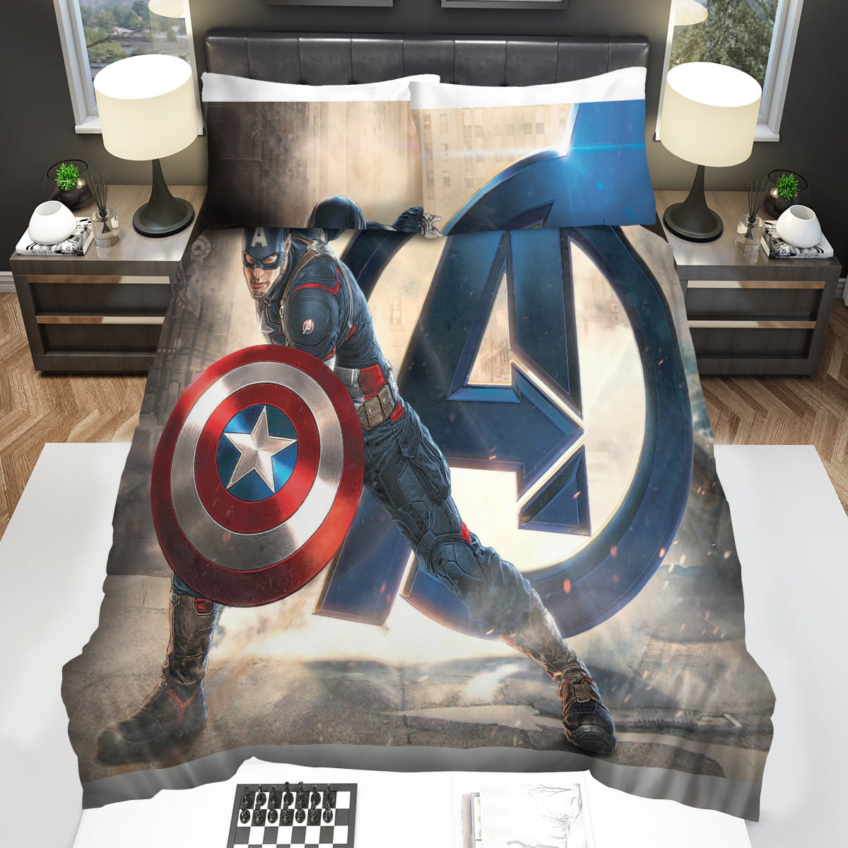Avengers Super Hero Captain America Decorative Bedding Sets For Fan
