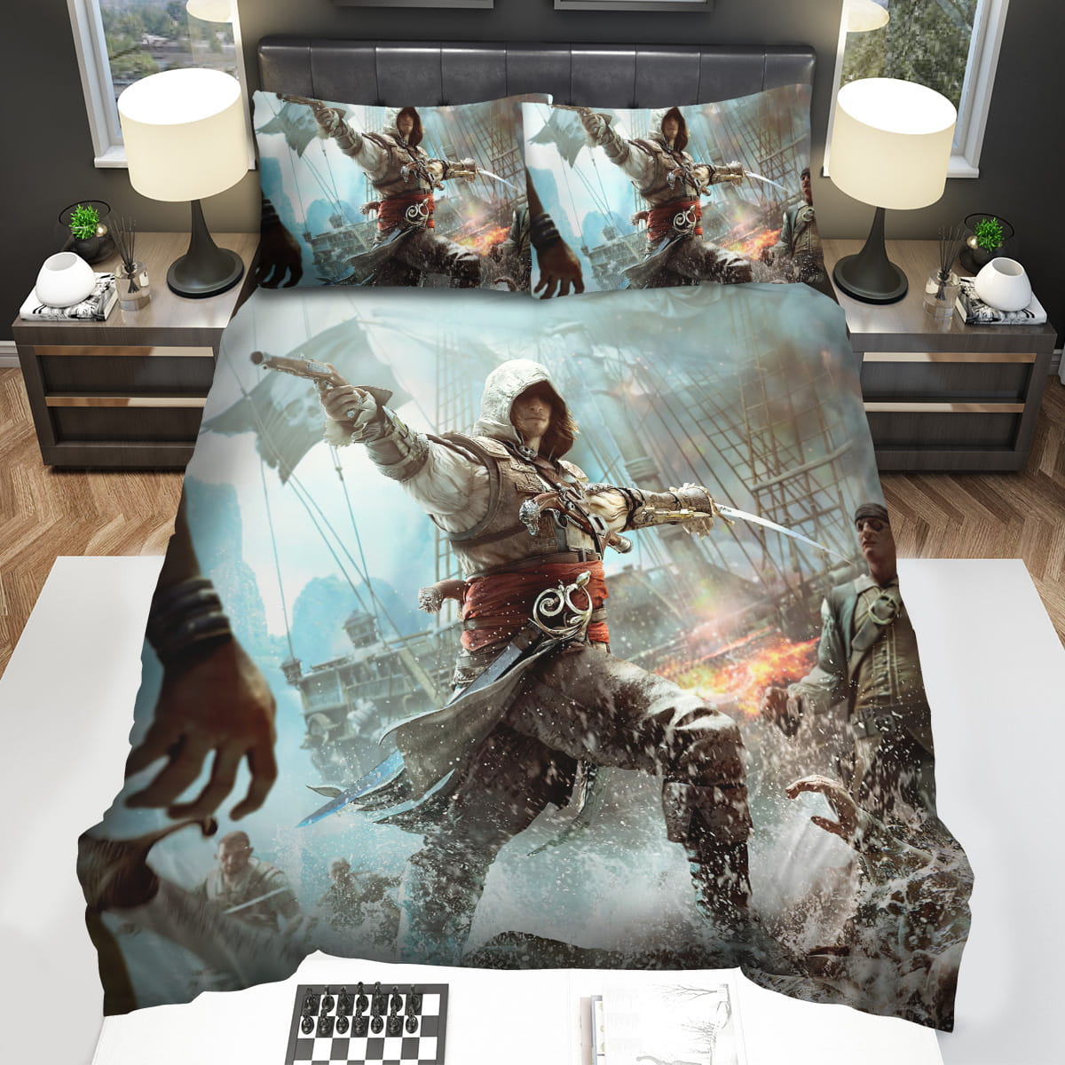 Assassins Creed Iv Black Flag Bedding Sets Gift For Christmas Thanksgiving Halloween