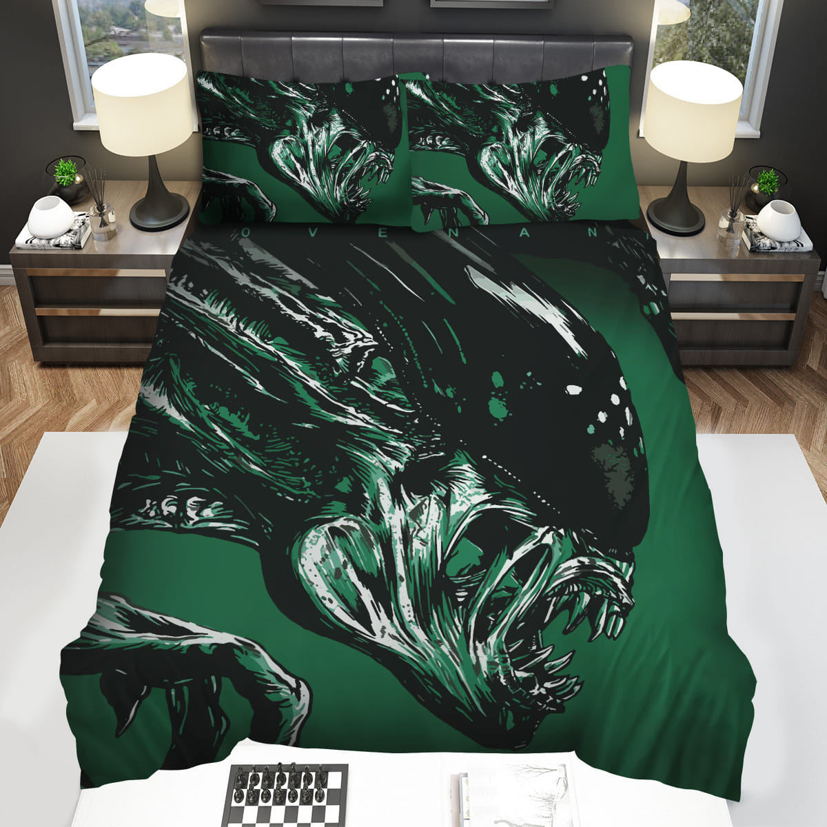 Alien Xenomorph Poster Bedding Sets Gift For Christmas Thanksgiving Halloween