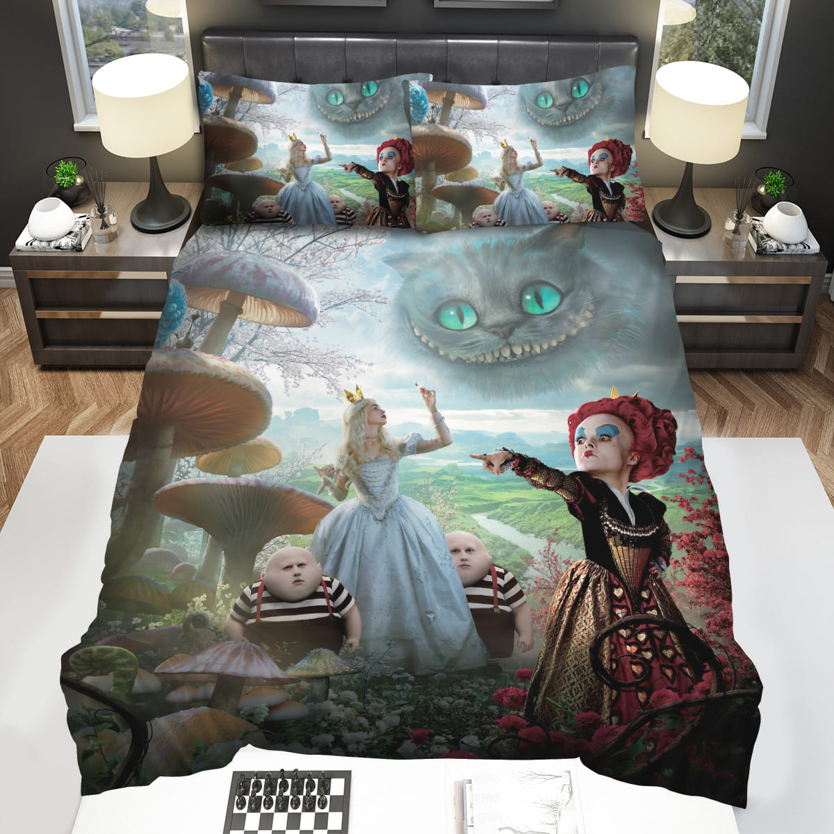 Alice In Wonderland I 2010 In Amazing 3d Movie Posters Bedding Sets Gift For Christmas Thanksgiving Halloween
