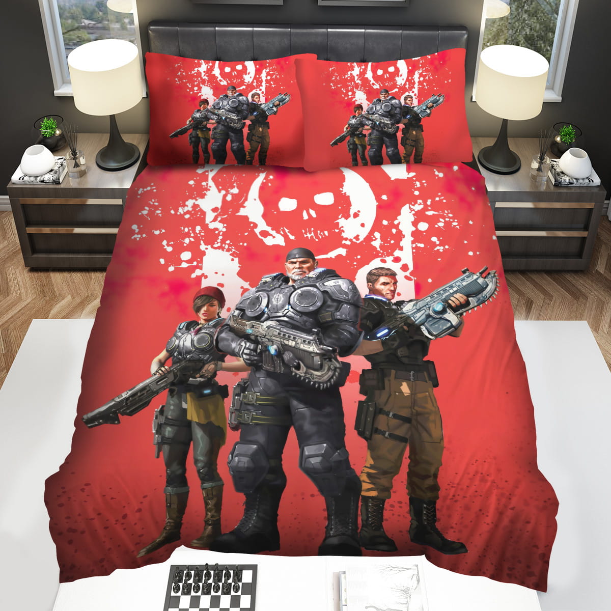 3D Customize Gears Of War Decorative Bedding Sets For Fan