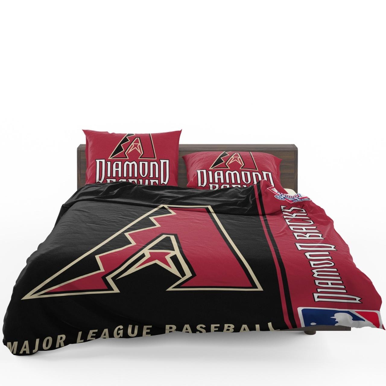 Atlanta Braves Mlb Baseball National League Bedding Set Duvet Cover With Pillowcase Home Decor Gift For MLB Lovers