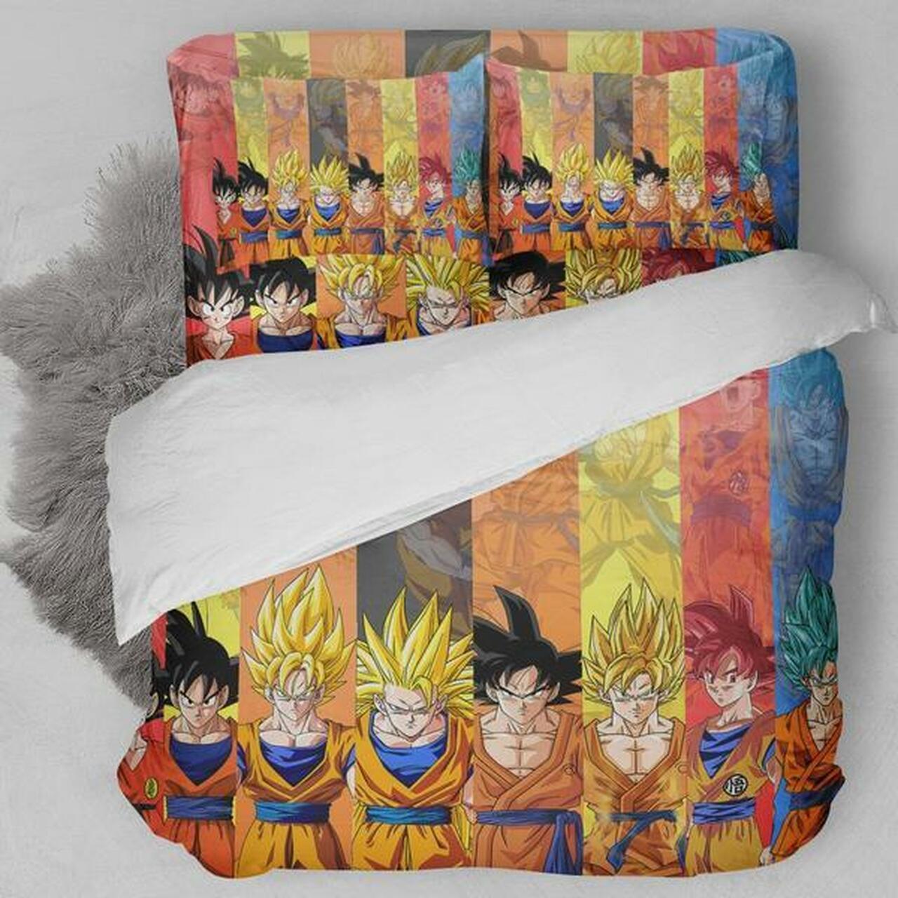 Dragonball HStunning Anime Room Decor Bedding Set Duvet Cover With Pillowcase Meaningful Gift For Kids Friend Family Member Anime Holiday Gift