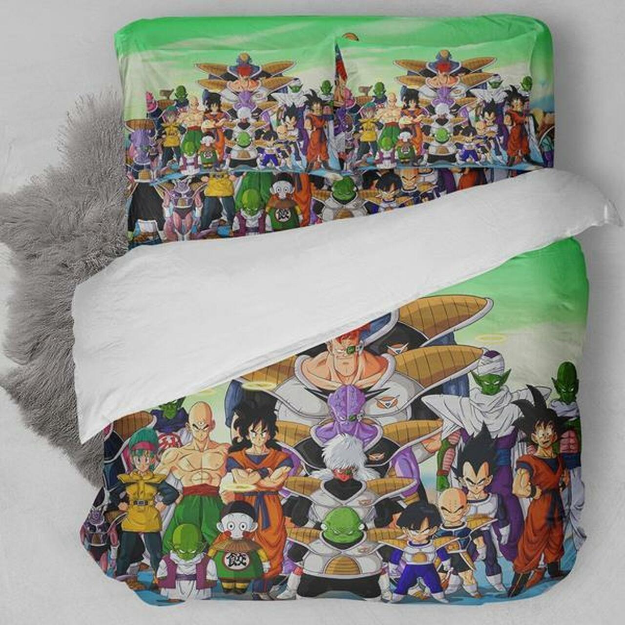 Dragonball GStunning Anime Room Decor Bedding Set Duvet Cover With Pillowcase Meaningful Gift For Kids Friend Family Member Anime Holiday Gift