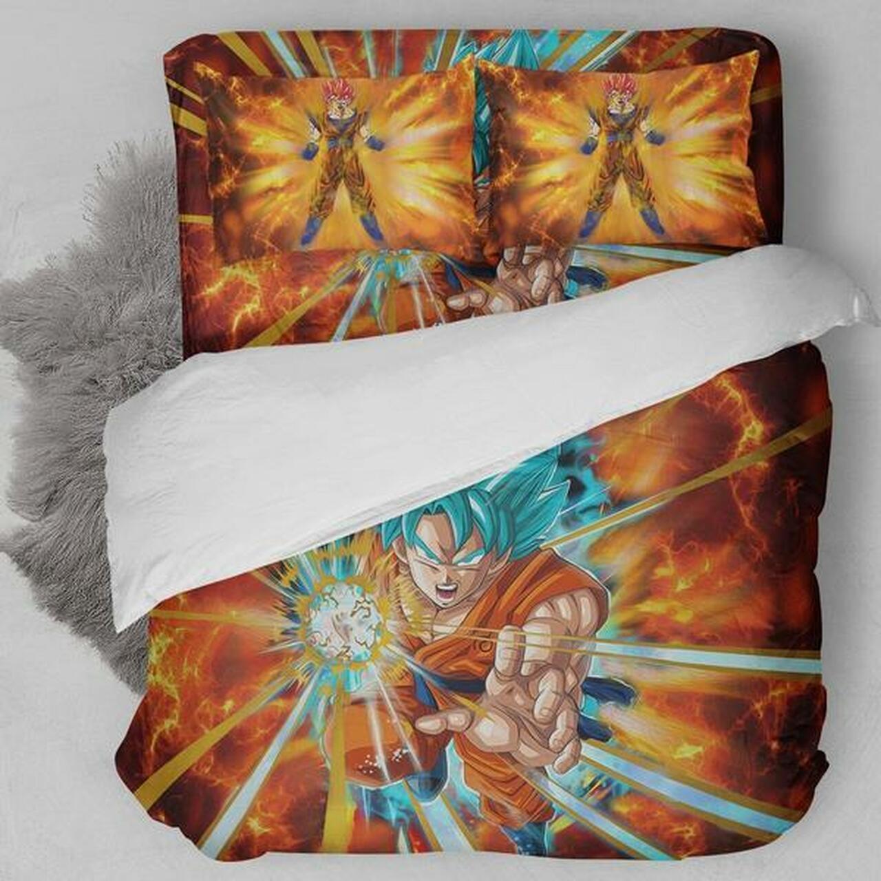 Dragonball IStunning Anime Room Decor Bedding Set Duvet Cover With Pillowcase Meaningful Gift For Kids Friend Family Member Anime Holiday Gift
