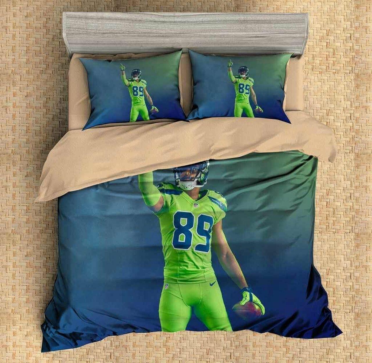 Doug Baldwin Seattle Seahawks Bedding Set Duvet Cover With Pillowcase Home Decor Gift For NFL Lovers