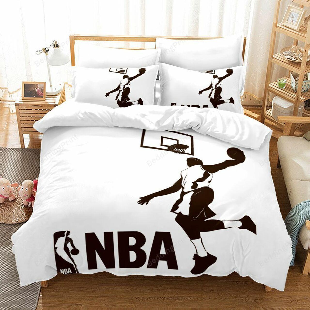 Basketball Nba 4 Bedding Set Duvet Cover Gift For NBA Lover