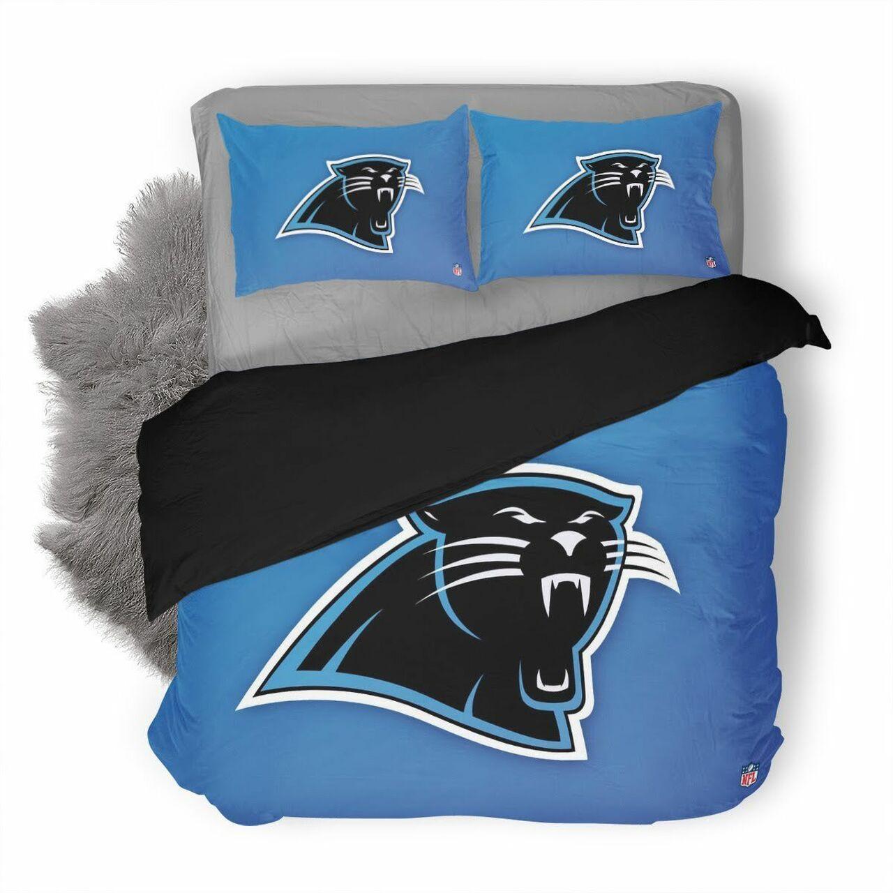 Nfl Carolina Panthers 1 Bedding Set Duvet Cover With Pillowcase Home Decor Gift For NFL Lovers