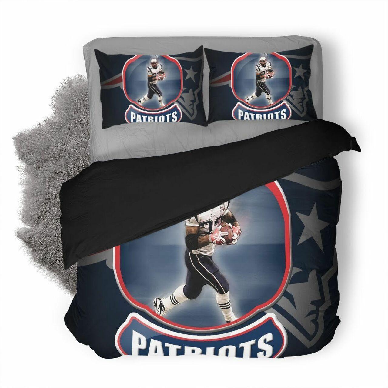 Nfl New England Patriots 24 Bedding Set Duvet Cover With Pillowcase Home Decor Gift For NFL Lovers
