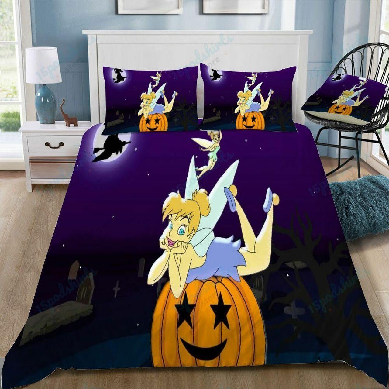 Disney Tinker Bell 1 Beautiful Decor For Disney Fan Bedding Set Duvet Cover Meaningful Gift For Love