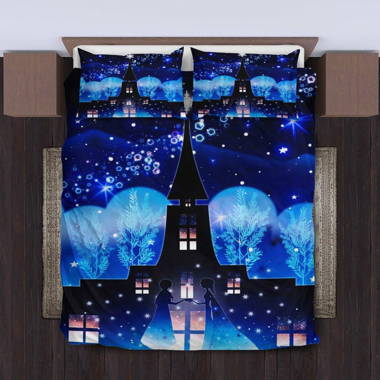 Frozen Amazing Disney Room Decor Bedding Set Duvet Cover With Pillowcase Meaningful Gift For Kids Friend Family Member Holiday Gift