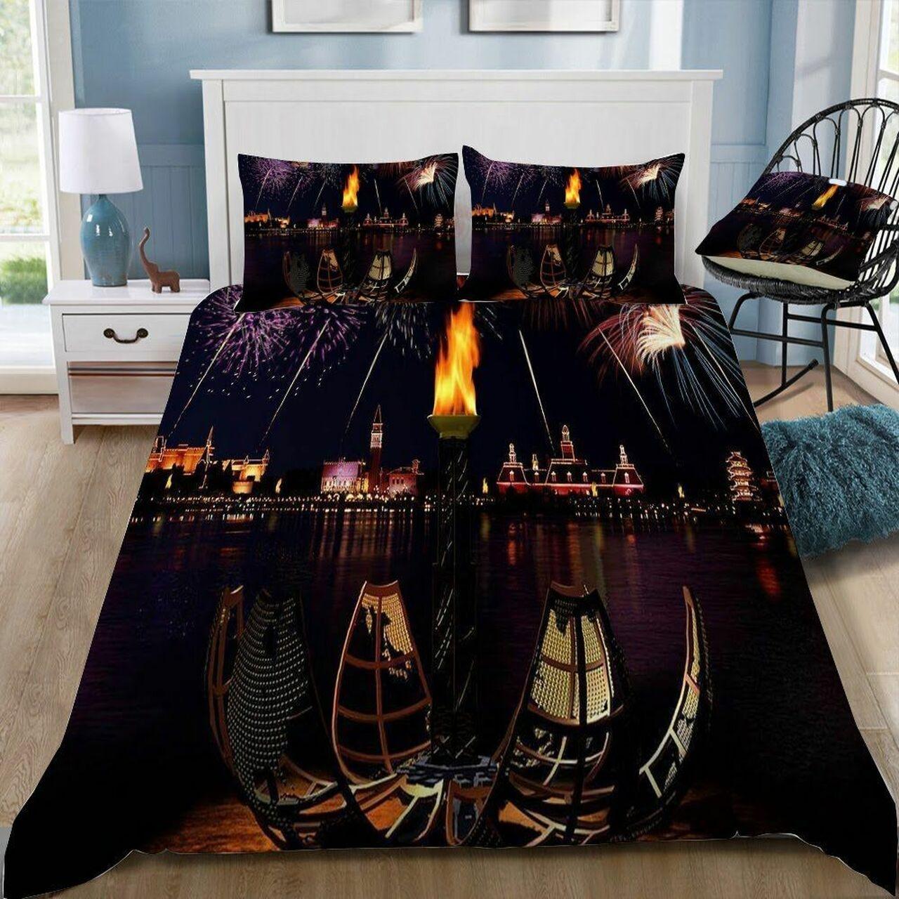 Disney Parks 45 Beautiful Decor For Disney Fan Bedding Set Duvet Cover Meaningful Gift For Love