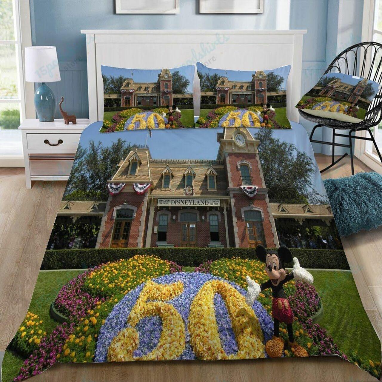 Disney Parks 72 Beautiful Decor For Disney Fan Bedding Set Duvet Cover Meaningful Gift For Love