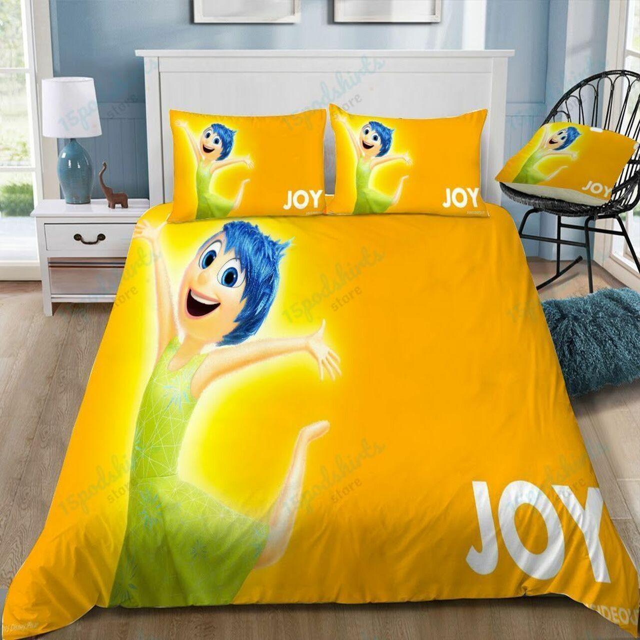 Disney Inside Out 3 Beautiful Decor For Disney Fan Bedding Set Duvet Cover Meaningful Gift For Love