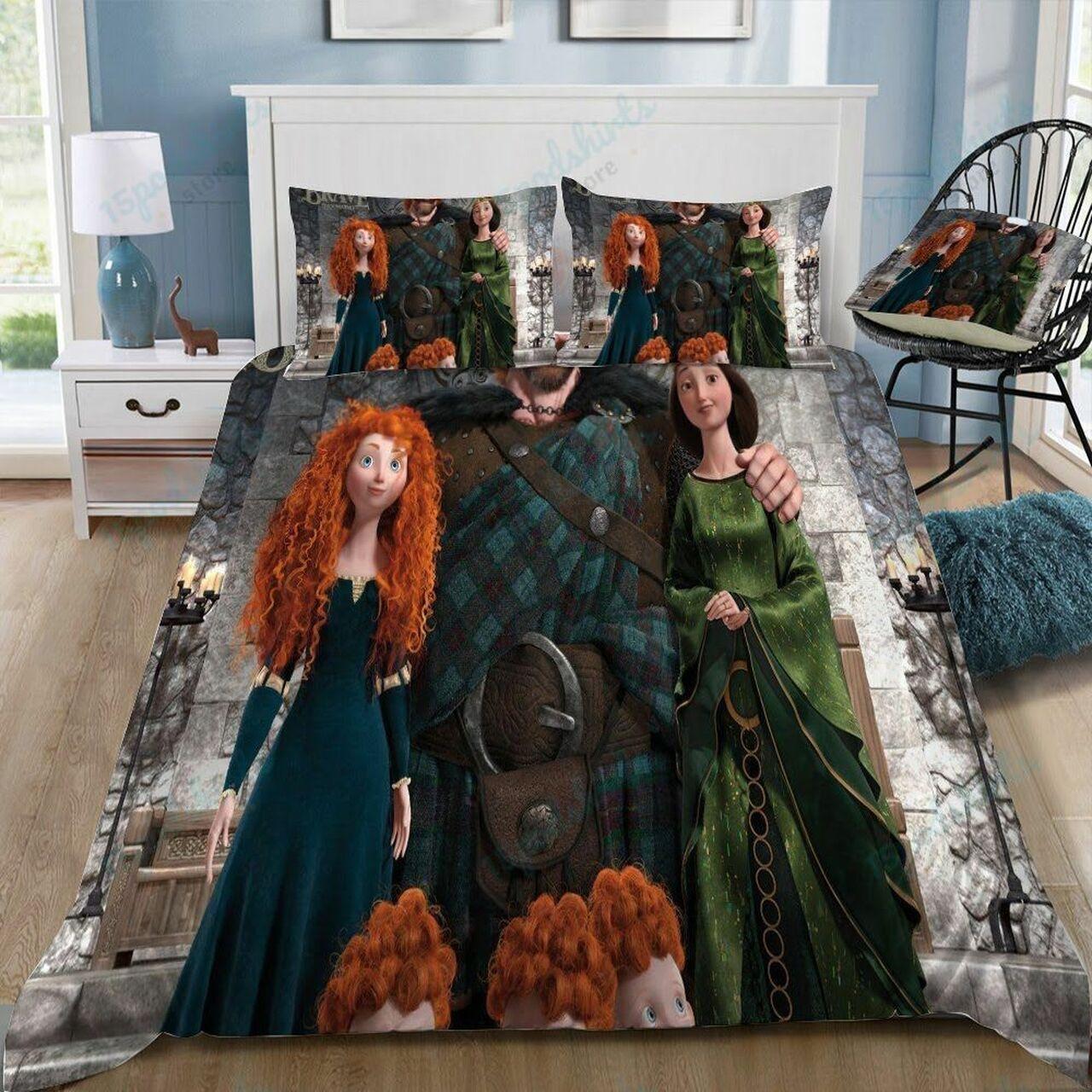 Disney Brave 34 Beautiful Decor For Disney Fan Bedding Set Duvet Cover Meaningful Gift For Love