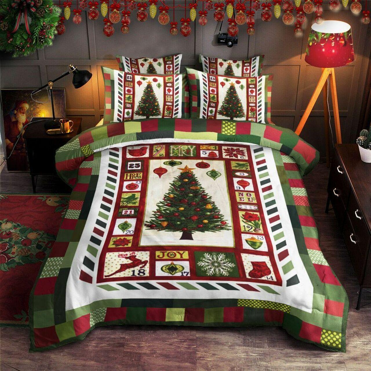 Christmas Tree Farm Ht1911011TsAmazing Christmas Bedroom Decor Duvet Cover Bedding Set With Pillowcase Meaningful Gift For Friend Holiday Season Christmas Gift