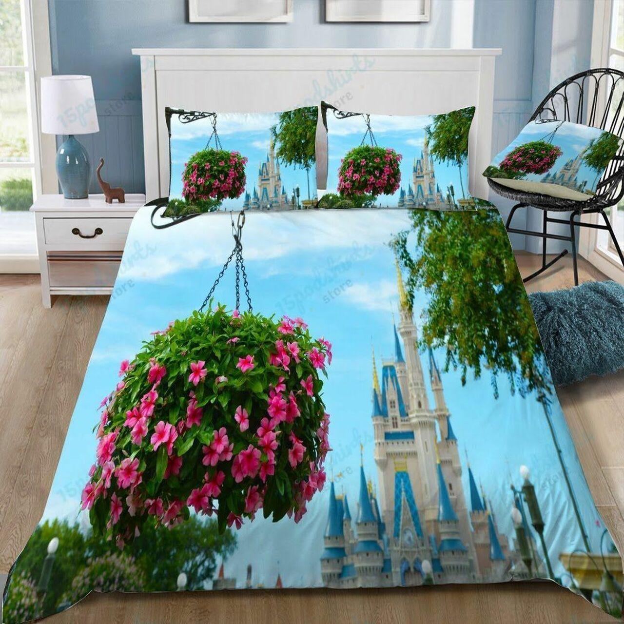Disney Castle 33 Beautiful Decor For Disney Fan Bedding Set Duvet Cover Meaningful Gift For Love
