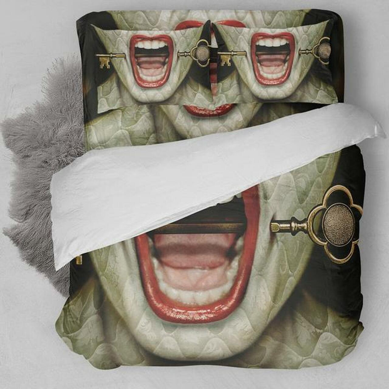American Horror Story Chapter 5 Movie Bedroom Decoration Duvet Cover Bedding Set With Pillowcase Amazing Gift For Holiday Season Halloween Christmas Gift