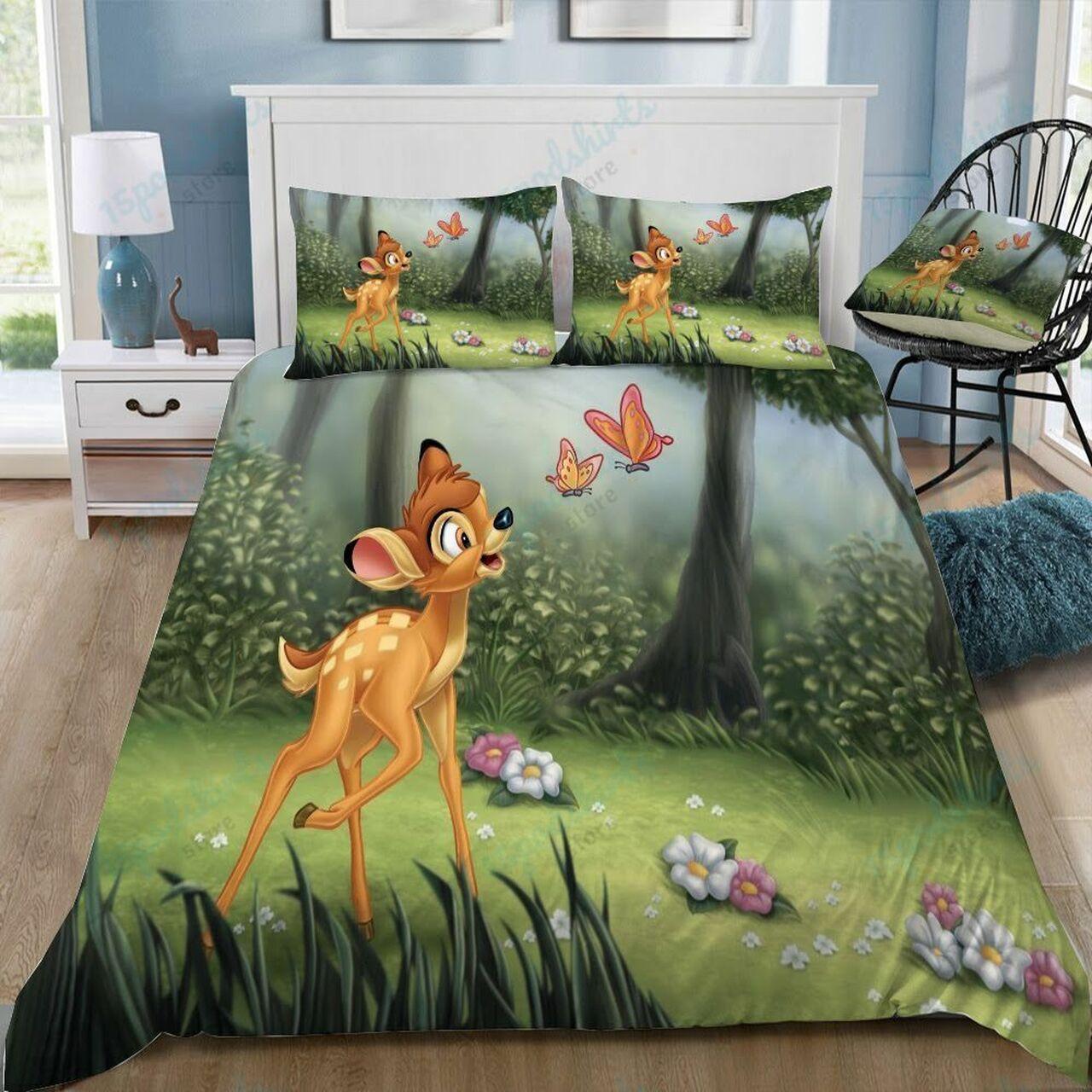 Disney Bambi 15 Beautiful Decor For Disney Fan Bedding Set Duvet Cover Meaningful Gift For Love