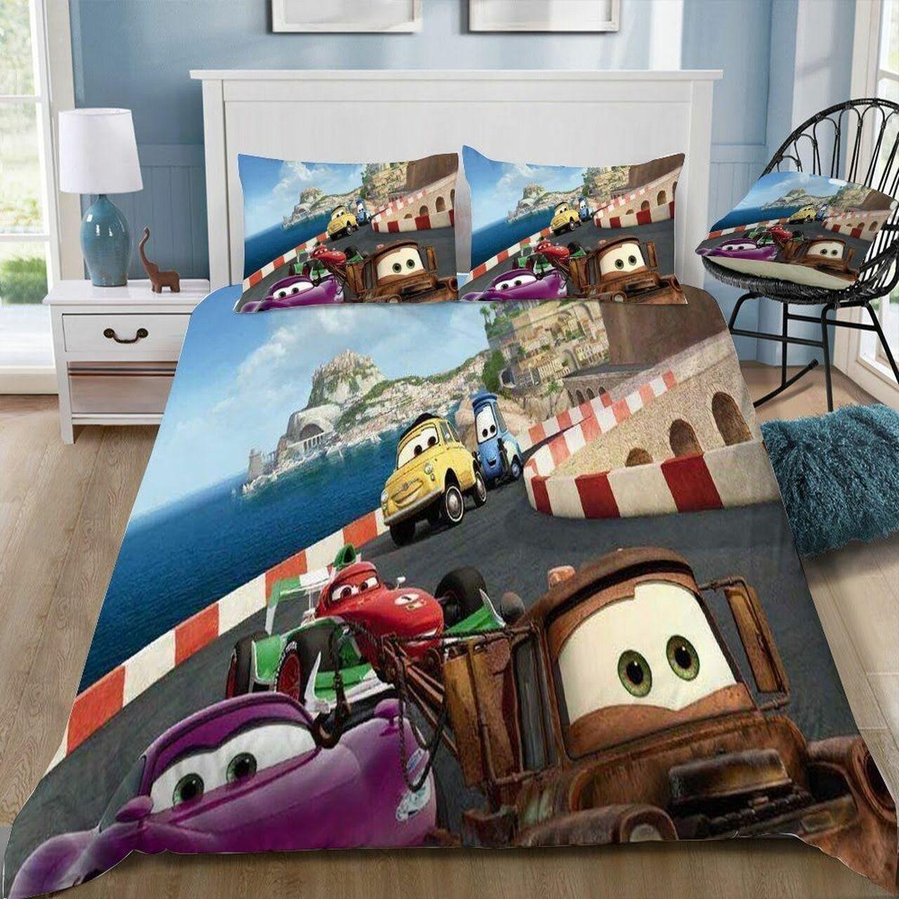 Disney Cars 13 Beautiful Decor For Disney Fan Bedding Set Duvet Cover Meaningful Gift For Love