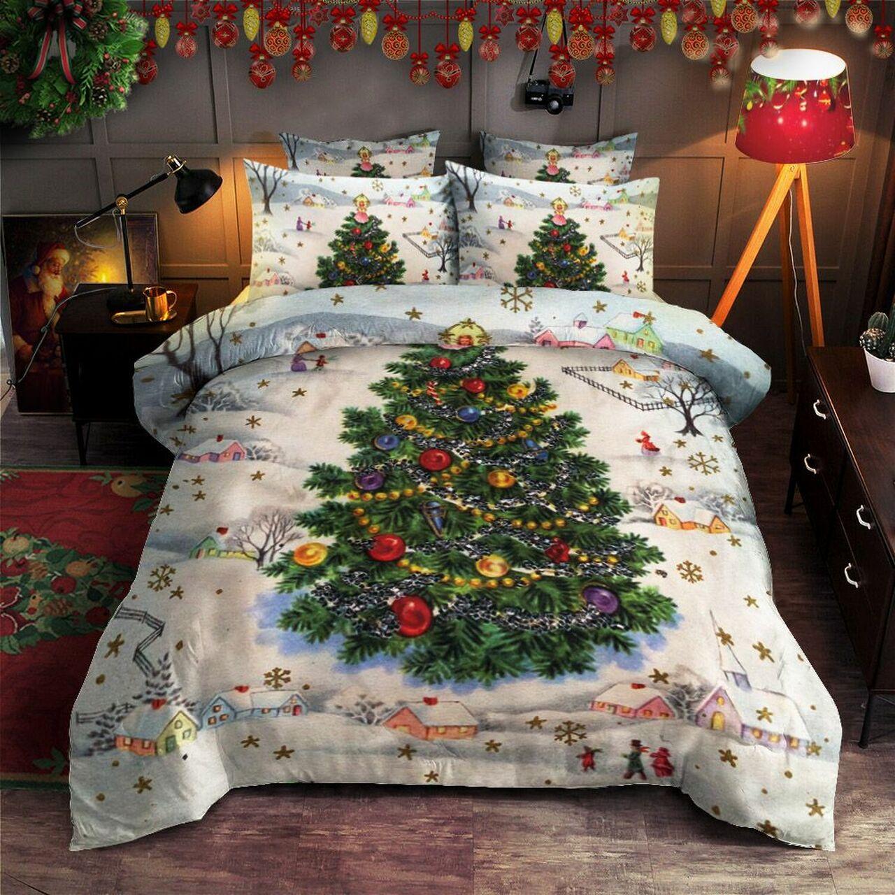 Christmas Tree Tn2111032TsAmazing Christmas Bedroom Decor Duvet Cover Bedding Set With Pillowcase Meaningful Gift For Friend Holiday Season Christmas Gift