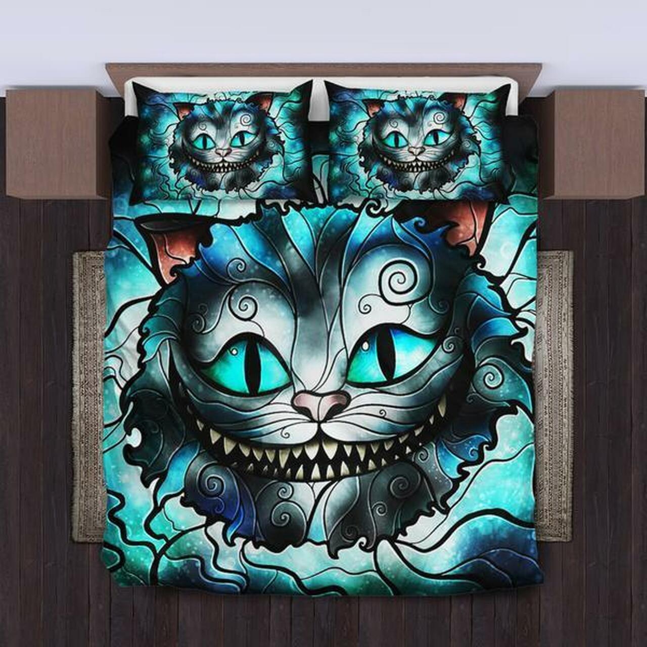 Alice In Wonderland Amazing Disney Room Decor Bedding Set Duvet Cover With Pillowcase Meaningful Gift For Kids Friend Family Member Holiday Gift
