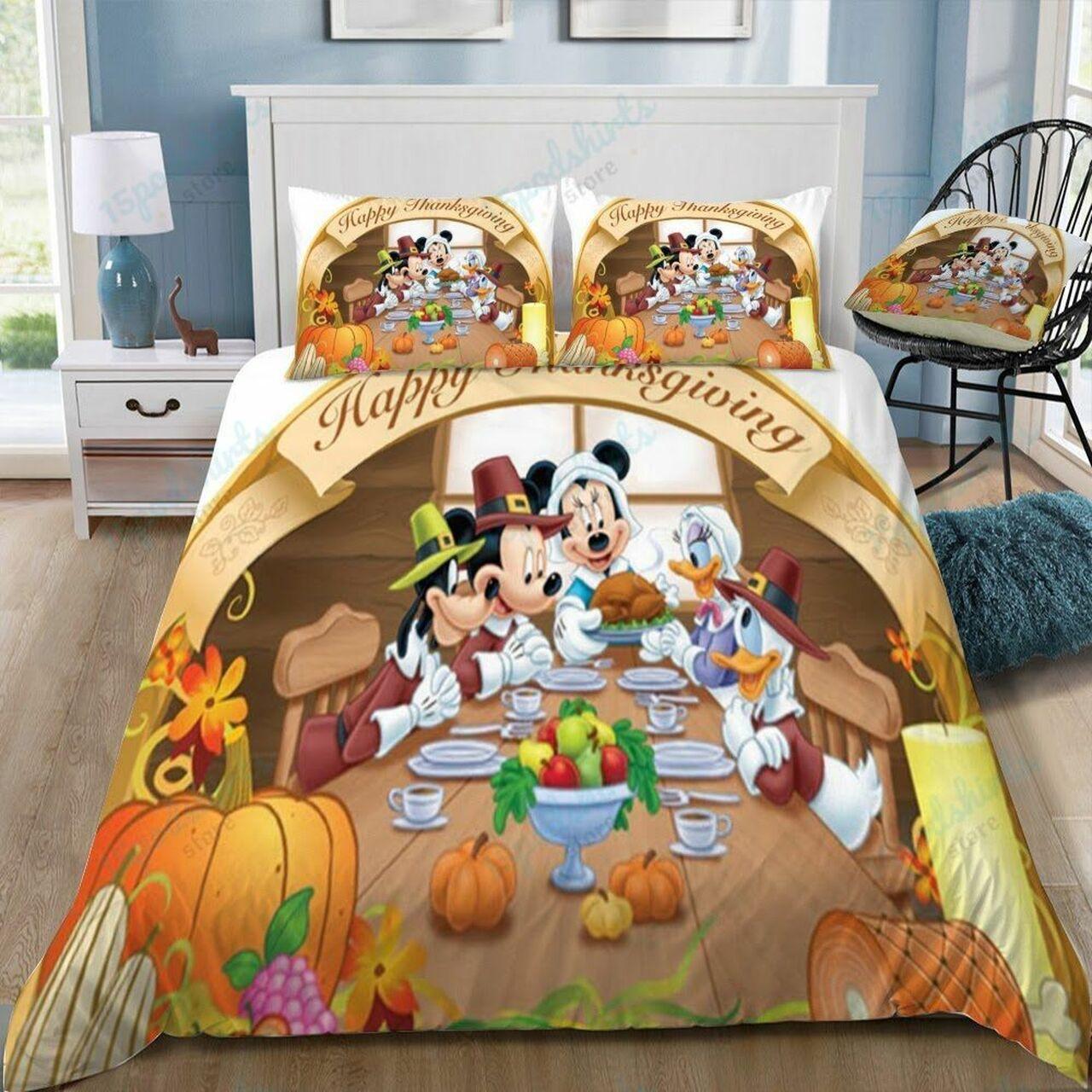Disney Mickey Mouse And Friends 33 Beautiful Decor For Disney Fan Bedding Set Duvet Cover Meaningful Gift For Love