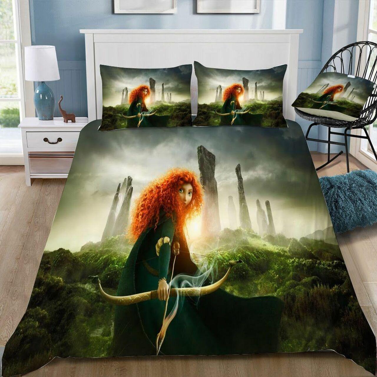 Disney Brave 9 Beautiful Decor For Disney Fan Bedding Set Duvet Cover Meaningful Gift For Love