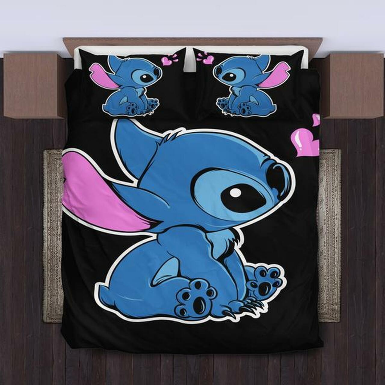 Stitch 1 Amazing Room Decor For Disney Fan Bedding Set Duvet Cover Meaningful Gift For Halloween Christmas