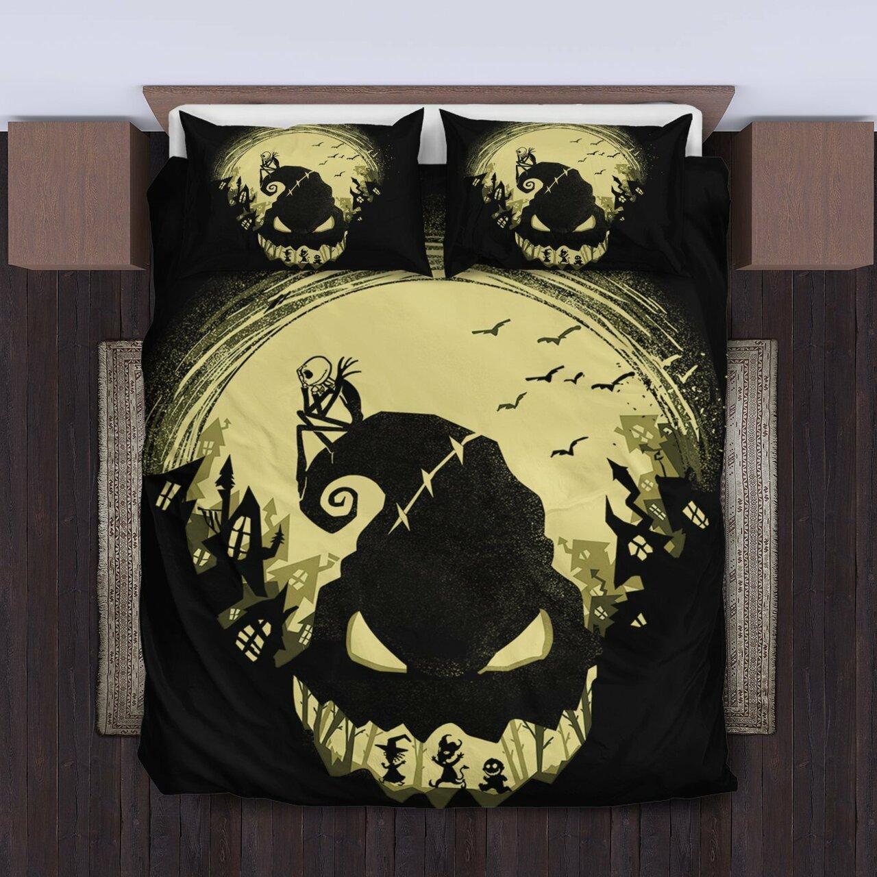The Nightmare Before Christmas 1 Amazing Room Decor For Disney Fan Bedding Set Duvet Cover Meaningful Gift For Halloween Christmas