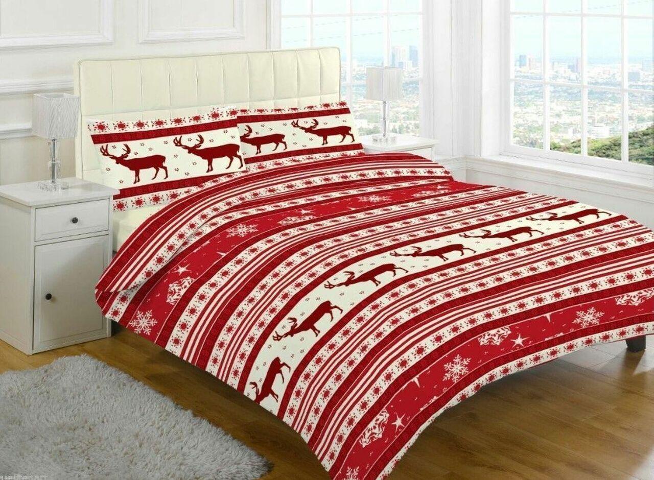Christmas Deer Cla1612468BsAmazing Christmas Bedroom Decor Duvet Cover Bedding Set With Pillowcase Meaningful Gift For Friend Holiday Season Christmas Gift