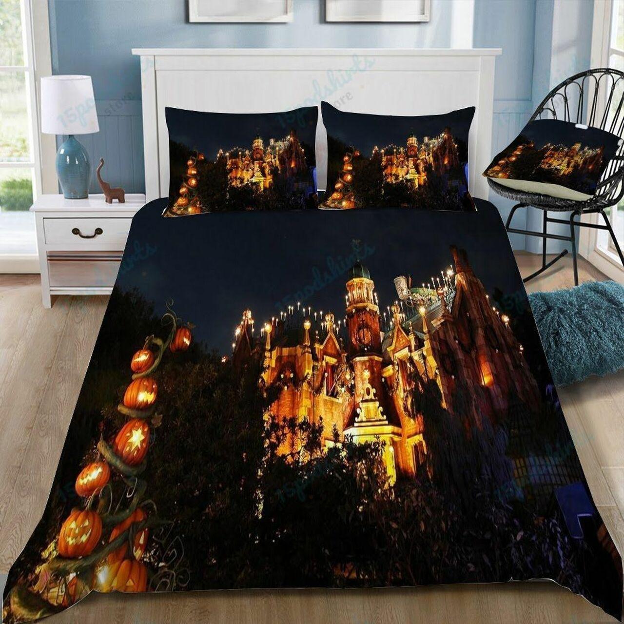 Disney Castle 1 Beautiful Decor For Disney Fan Bedding Set Duvet Cover Meaningful Gift For Love