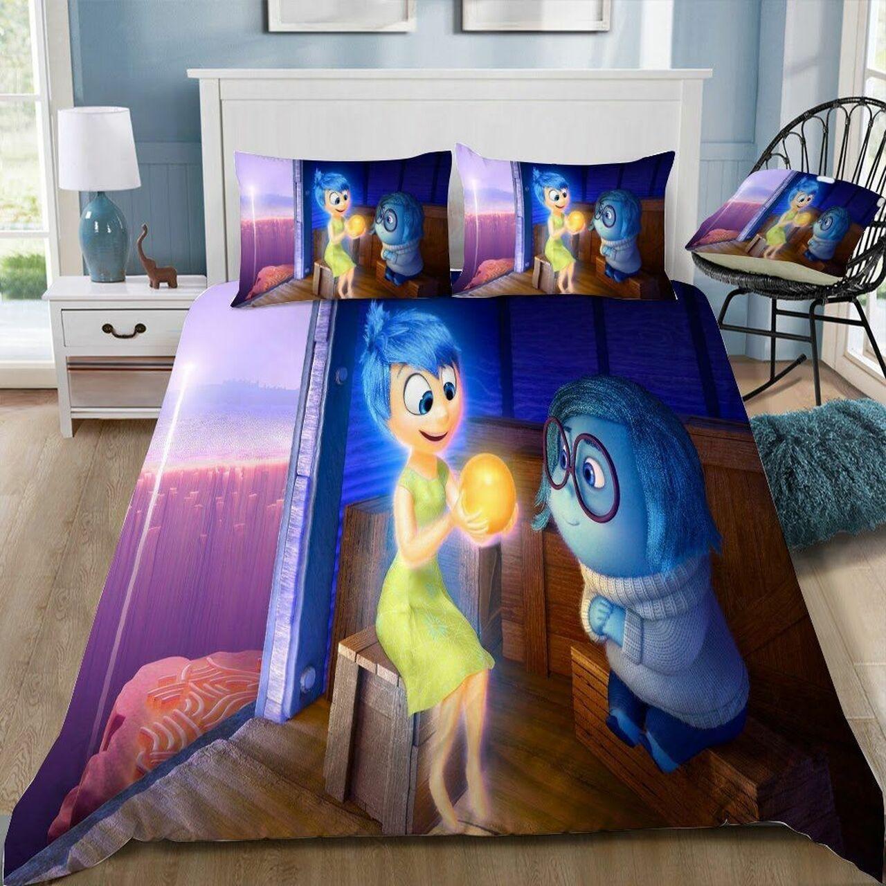 Disney Inside Out 11 Beautiful Decor For Disney Fan Bedding Set Duvet Cover Meaningful Gift For Love