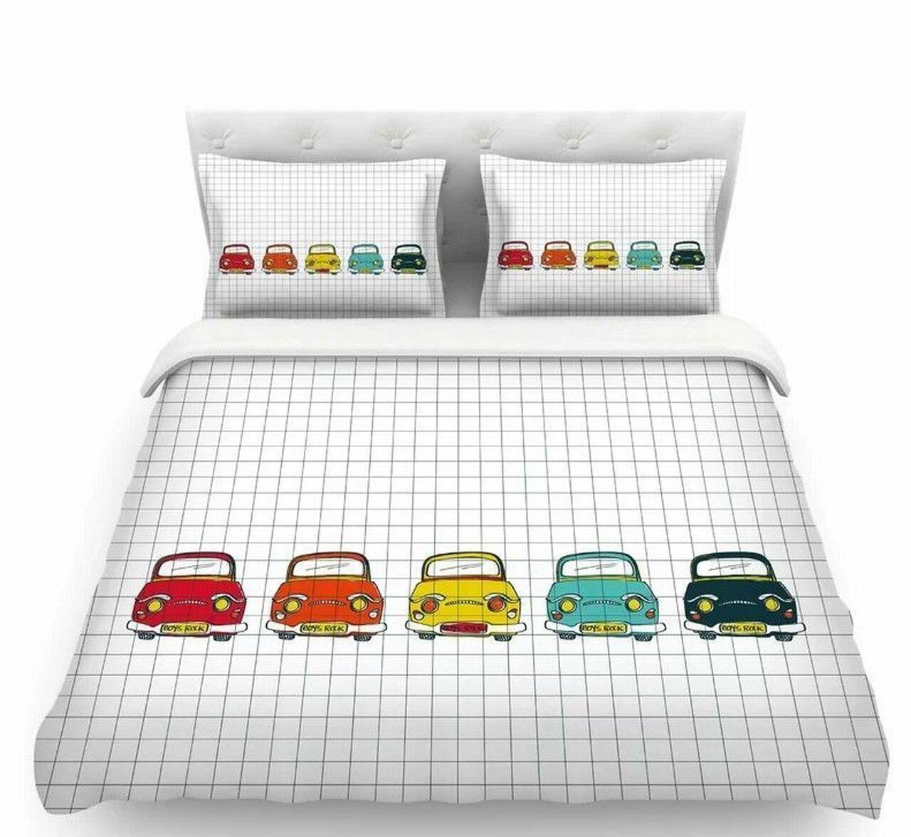 Cars Collection Beautiful Decor For Disney Fan Bedding Set Duvet Cover Meaningful Gift For Love