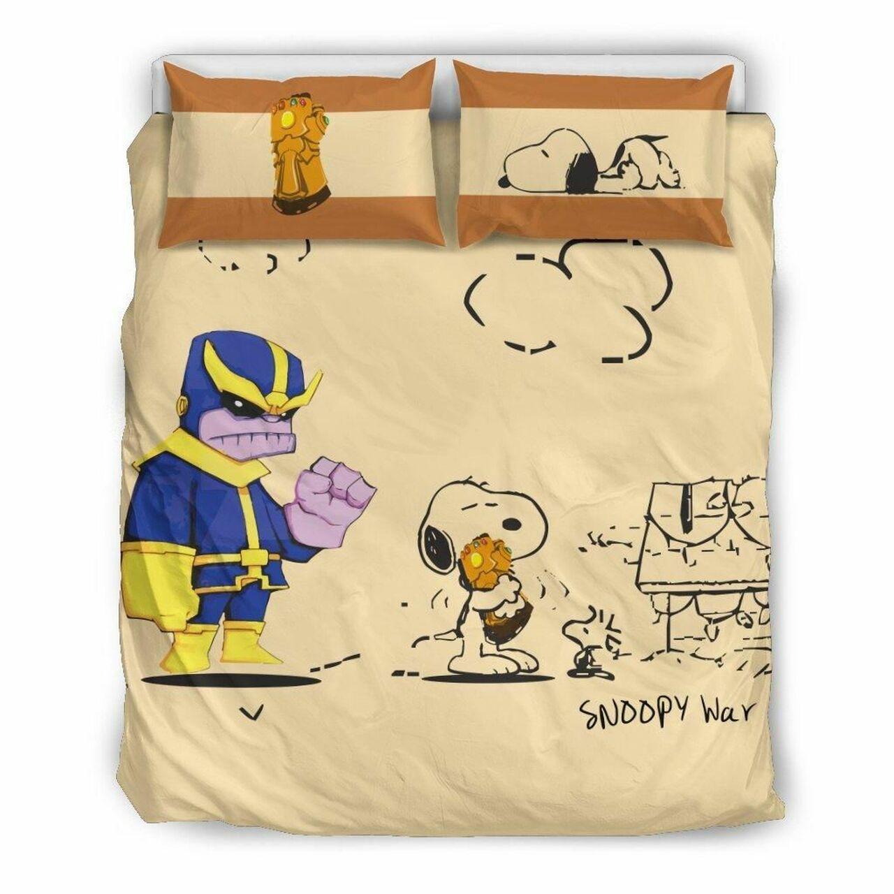 Snoopy 9 Stunning Snoopy Room Decor Bedding Set Duvet Cover With Pillowcase Meaningful Gift For Kids Friend Family Member Holiday Gift