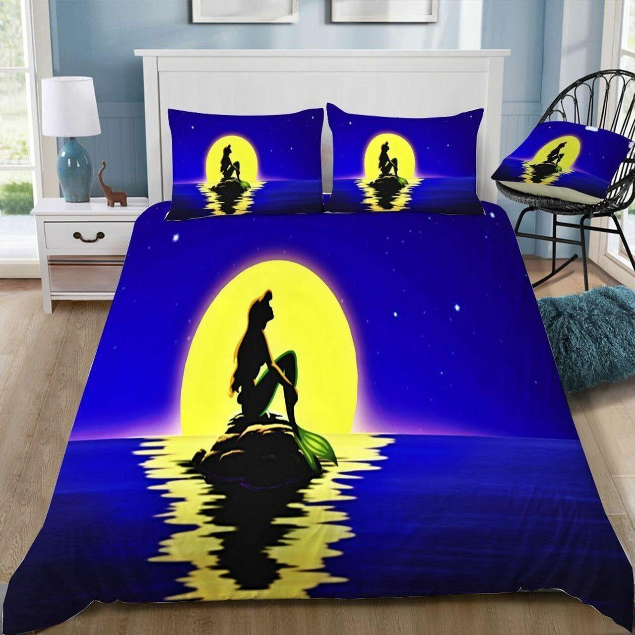 Disney Ariel 15 Beautiful Decor For Disney Fan Bedding Set Duvet Cover Meaningful Gift For Love