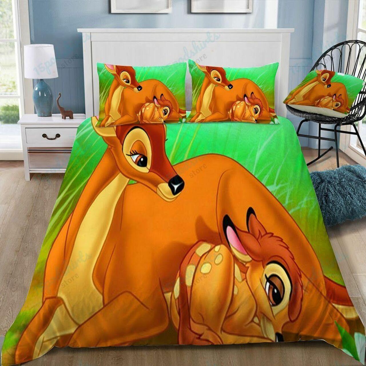 Disney Bambi 62 Beautiful Decor For Disney Fan Bedding Set Duvet Cover Meaningful Gift For Love