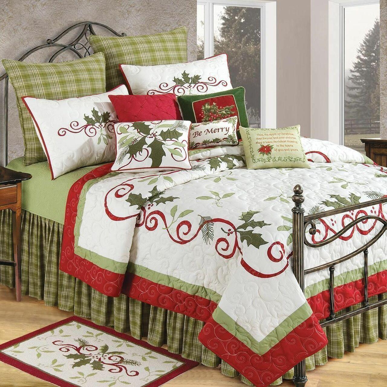 Holiday Garland Christmas Cla16110538Bs Stunning Room Decor Bedding Set Duvet Cover With Pillowcase Meaningful Gift For Kids Friend Family Member Holiday Gift
