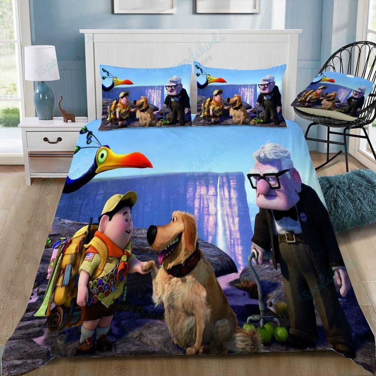 Disney Up 24 Beautiful Decor For Disney Fan Bedding Set Duvet Cover Meaningful Gift For Love