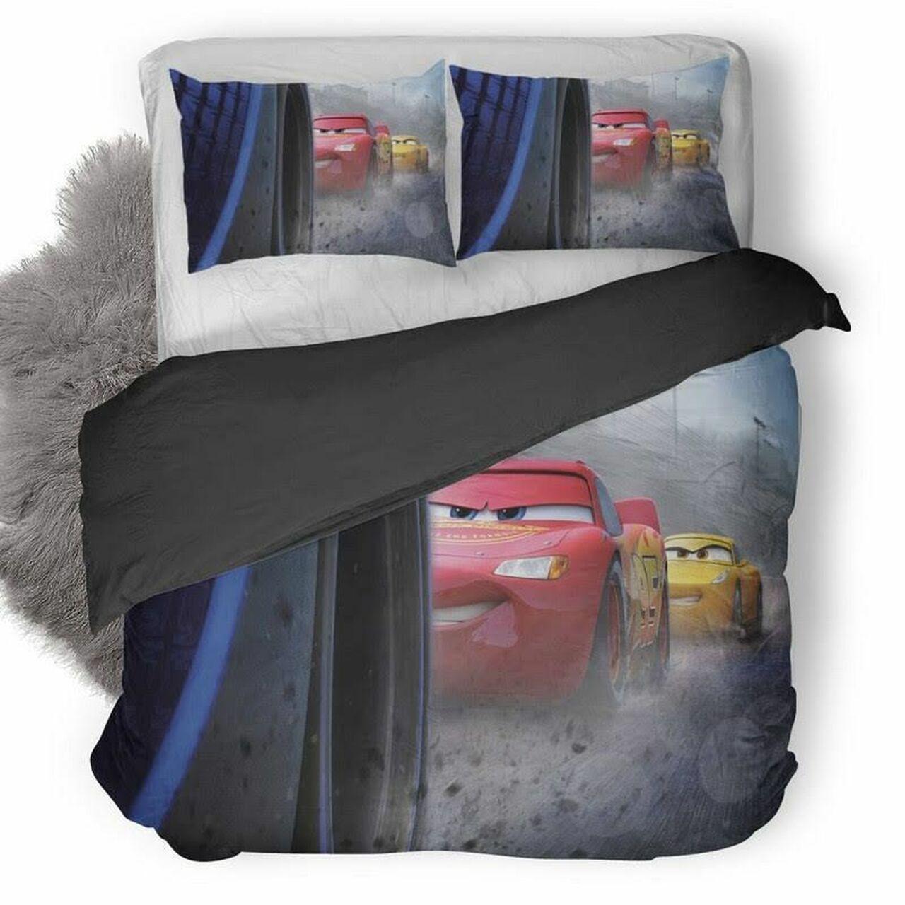 Disney Cars 100 Beautiful Decor For Disney Fan Bedding Set Duvet Cover Meaningful Gift For Love
