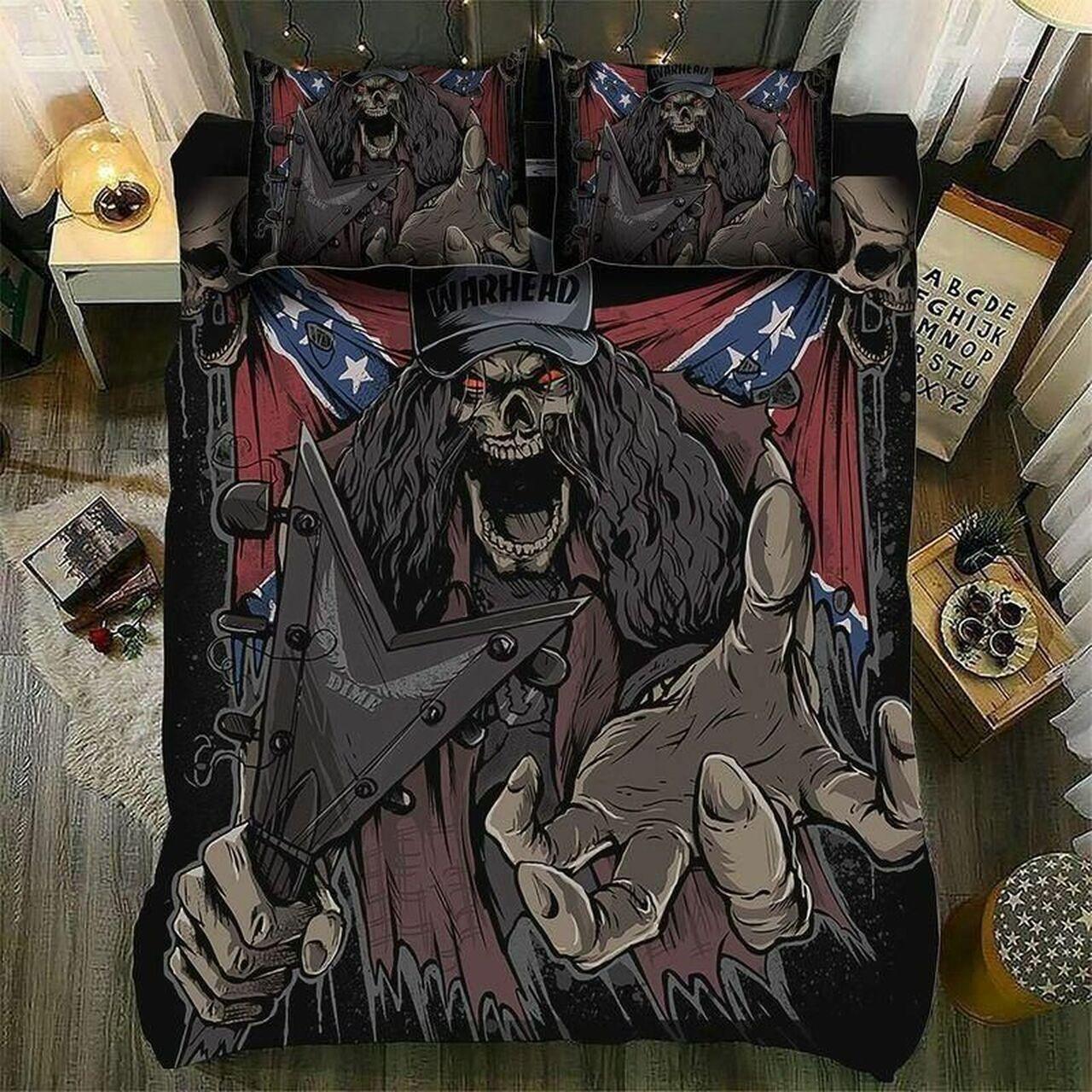 Scream Rock Stunning Room Decoration Bedding Set Duvet Cover Gift For Halloween Season