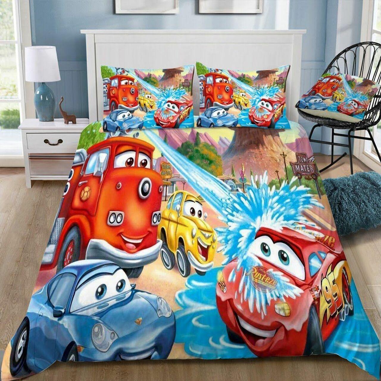 Disney Cars 99 Beautiful Decor For Disney Fan Bedding Set Duvet Cover Meaningful Gift For Love