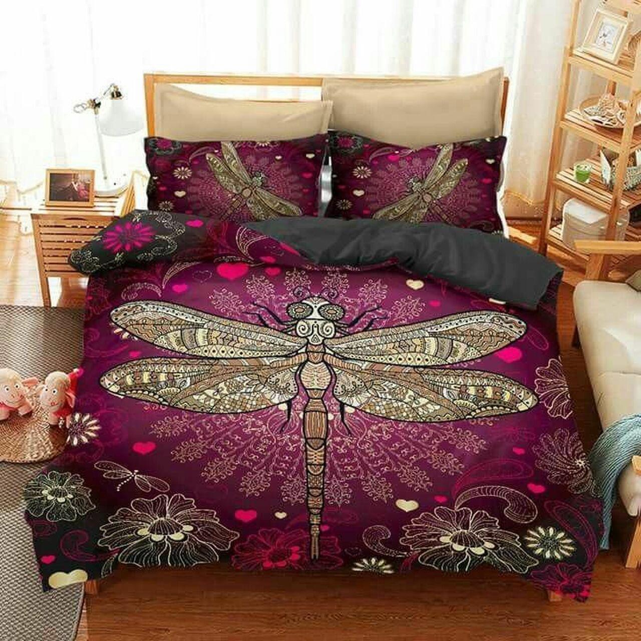 Yy0506 Dragonfly Back To December Christmas Gift Dhc13121263Dd Stunning Room Decor Duvet Cover Bedding Set Meaningful Gift For Kids Friend Family Member Holiday Gift