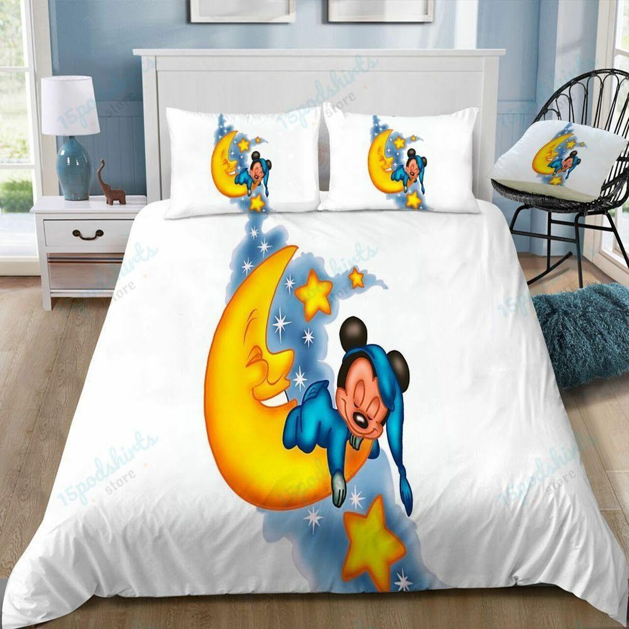 Disney Mickey 8 Beautiful Decor For Disney Fan Bedding Set Duvet Cover Meaningful Gift For Love