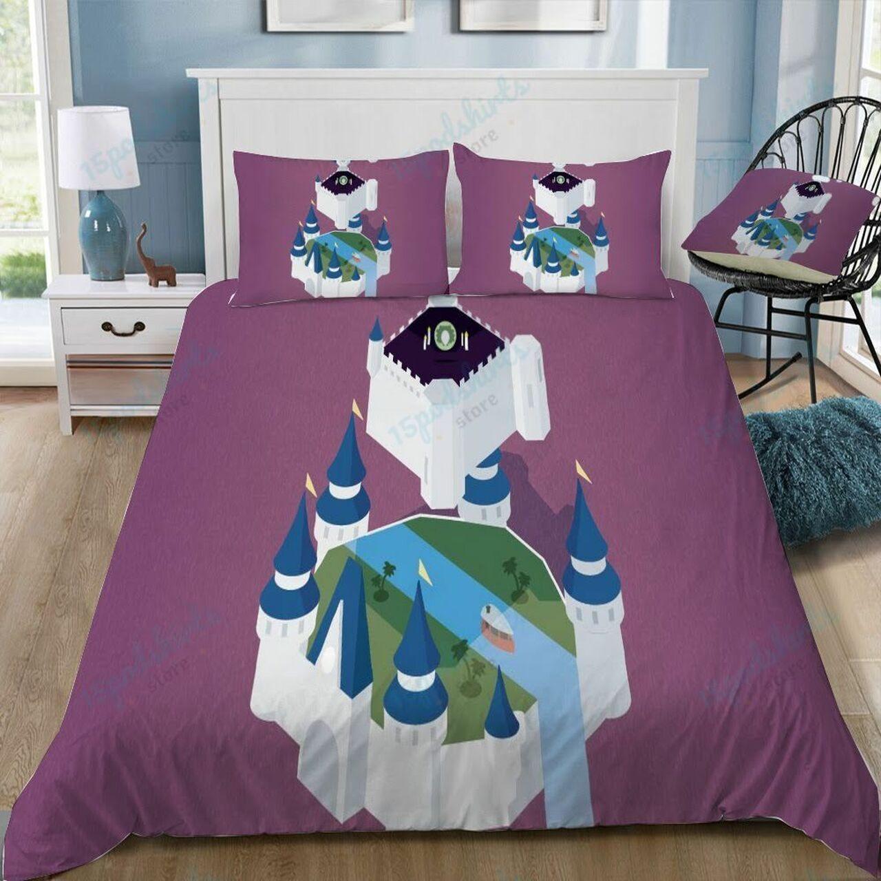 Disney Castle 78 Beautiful Decor For Disney Fan Bedding Set Duvet Cover Meaningful Gift For Love