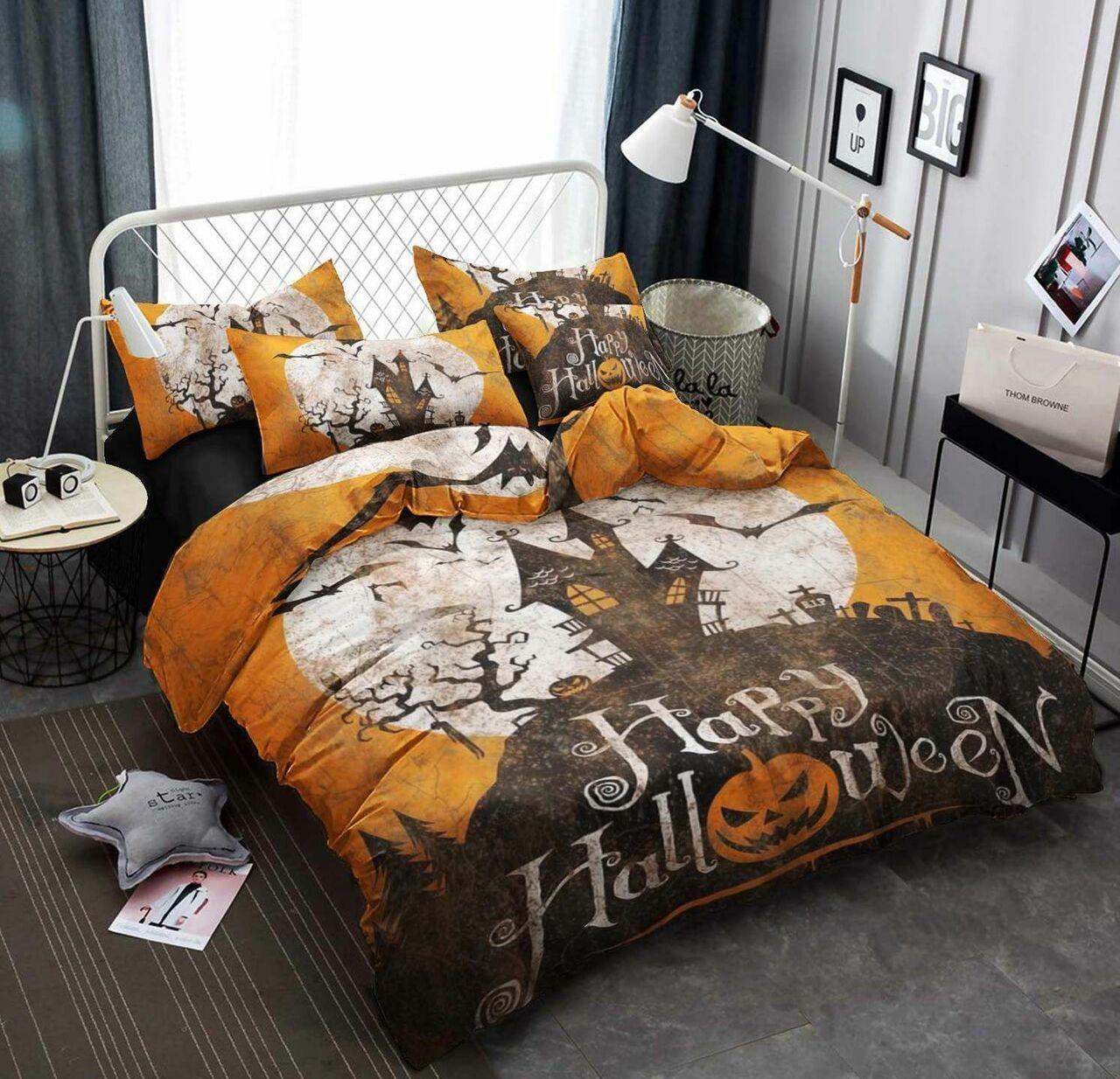 Halloween Qn020832Bs Stunning Room Decoration Bedding Set Duvet Cover Gift For Halloween Season