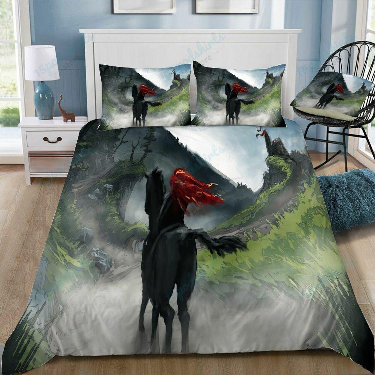 Disney Brave 13 Beautiful Decor For Disney Fan Bedding Set Duvet Cover Meaningful Gift For Love