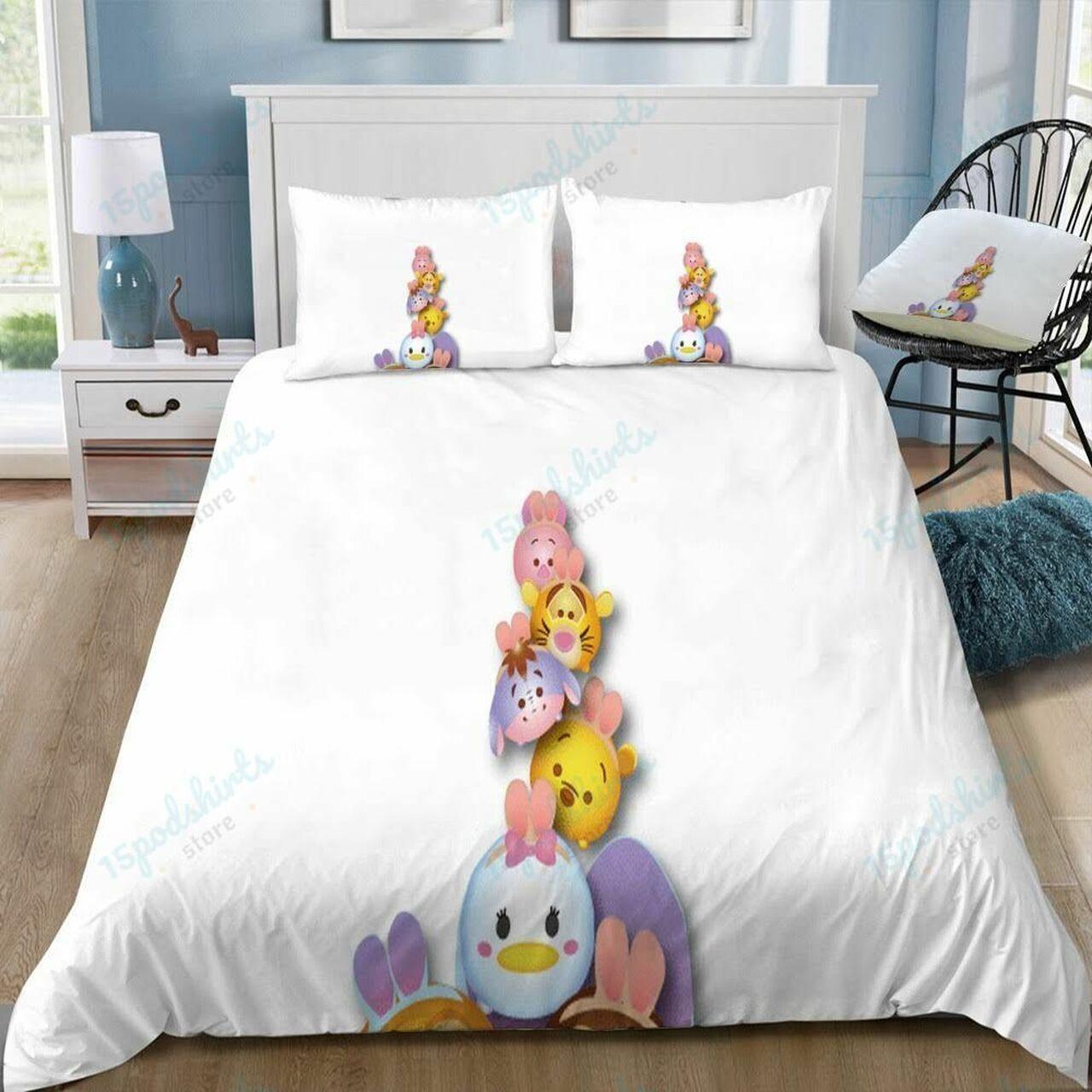 Disney Winnie The Pooh 60 Beautiful Decor For Disney Fan Bedding Set Duvet Cover Meaningful Gift For Love