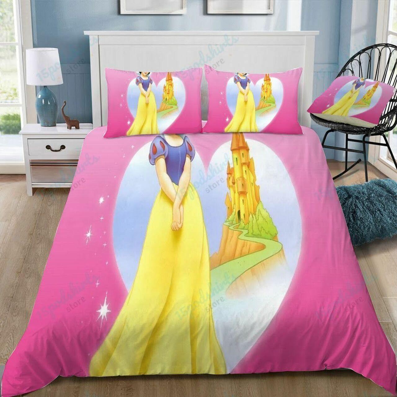 Disneynow White 44 Beautiful Decor For Disney Fan Bedding Set Duvet Cover Meaningful Gift For Love